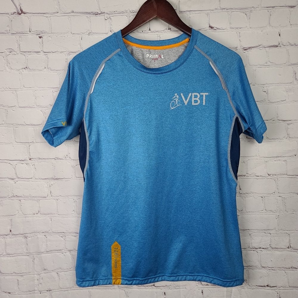 VBT Primal Short-Sleeve Heathered French Blue Women's Sz L